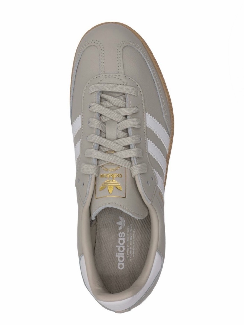 adidas Samba OG Shoes in Beige & Cloud White